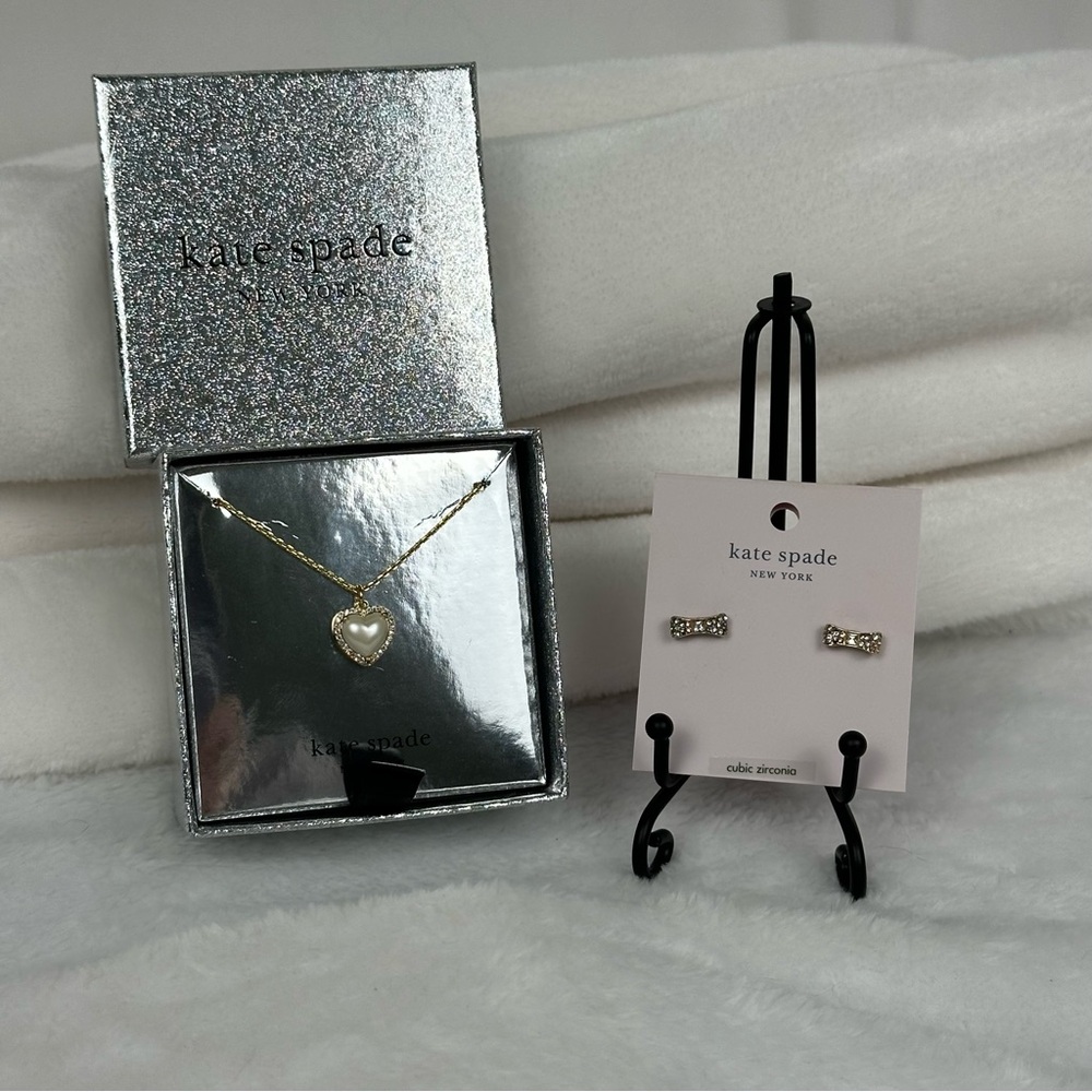 2 pc Kate Spade Bundle with Necklace and Earrings